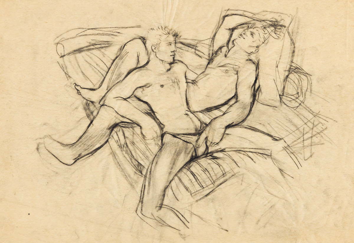 AVEL DE KNIGHT (1923-1995) Two Drawings.